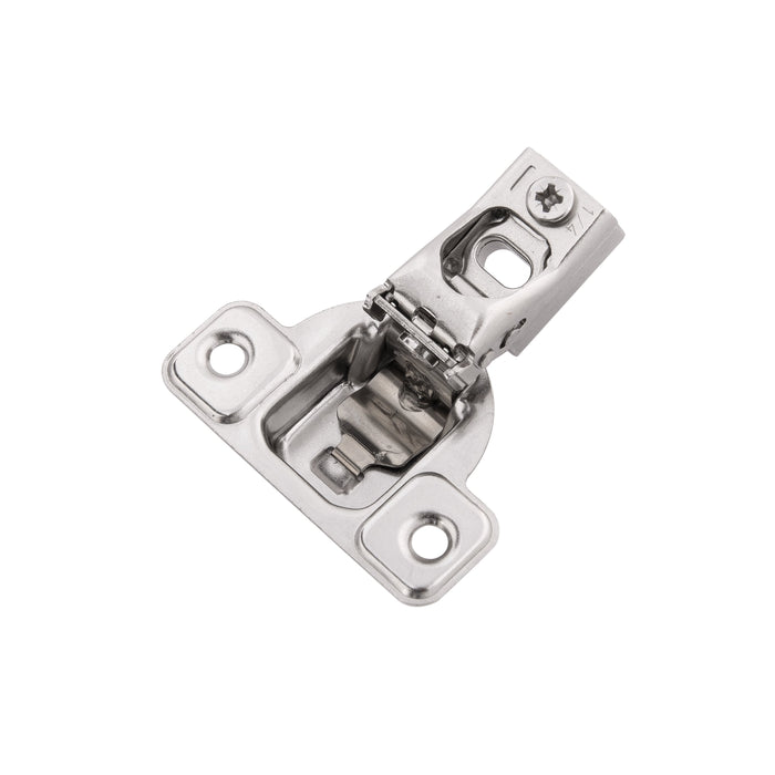 Hickory Hardware HH075216-14 Hinge Concealed 1/4 Inch (6mm) Overlay Face Frame Self-Close Polished Nickel Finish (2 Pack)
