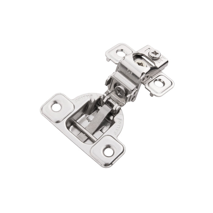 Hickory Hardware HH075220-14 Hinge Concealed 1-3/8 Inch (35mm) Overlay Face Frame Self-Close Polished Nickel Finish (2 Pack)