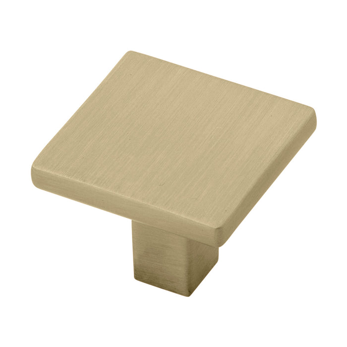 Hickory Hardware HH075341-CBZ Skylight Collection Knob 1-1/4 Inch (32mm) Square Champagne Bronze Finish
