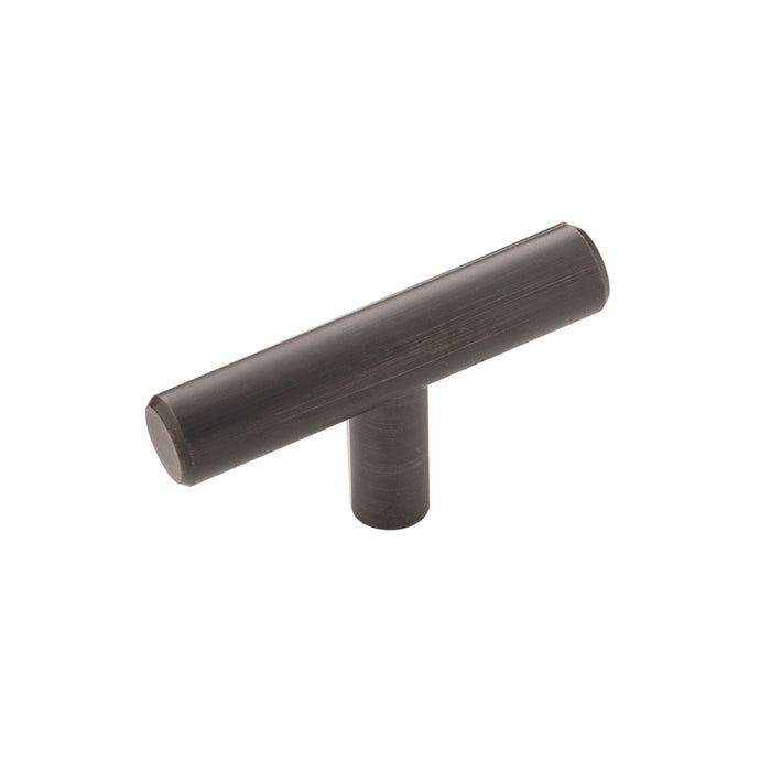 Hickory Hardware HH075591-VB Bar Pulls Collection T-Knob 2-3/8 Inch (60mm) x 1/2 Inch (13mm) Vintage Bronze Finish