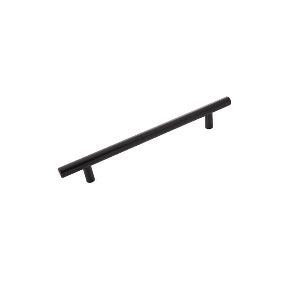 Hickory Hardware HH075596-MB Bar Pulls Collection Pull 6-5/16 Inch (160mm) Center to Center Matte Black Finish