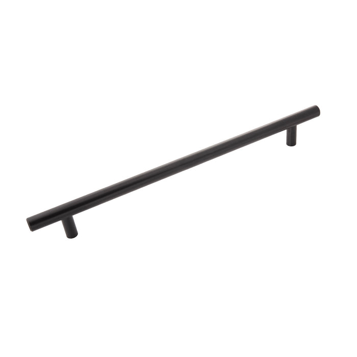 Hickory Hardware HH075598-MB Bar Pulls Collection Pull 8-13/16 Inch (224mm) Center to Center Matte Black Finish