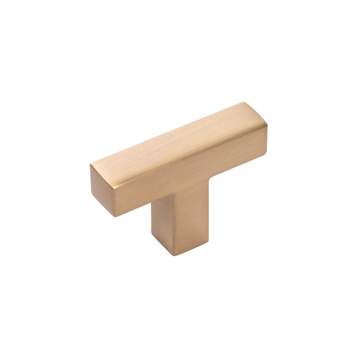 Hickory Hardware HH079668-CBZ Skylight Collection T-Knob 1-5/8 Inch (41mm) x 3/8 Inch (10mm) Champagne Bronze Finish