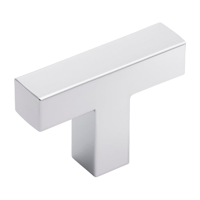Hickory Hardware HH079668-CH Skylight Collection T-Knob 1-5/8 Inch (41mm) x 3/8 Inch (10mm) Chrome Finish