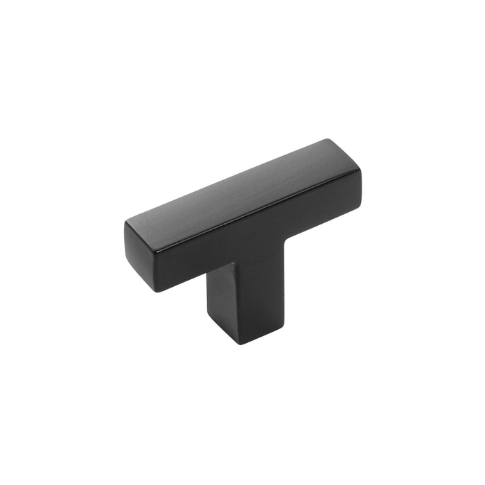 Hickory Hardware HH079668-MB Skylight Collection T-Knob 1-5/8 Inch (41mm) x 3/8 Inch (10mm) Matte Black Finish