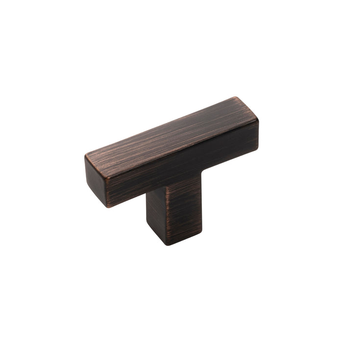 Hickory Hardware HH079668-VB Skylight Collection T-Knob 1-5/8 Inch (41mm) x 3/8 Inch (10mm) Vintage Bronze Finish