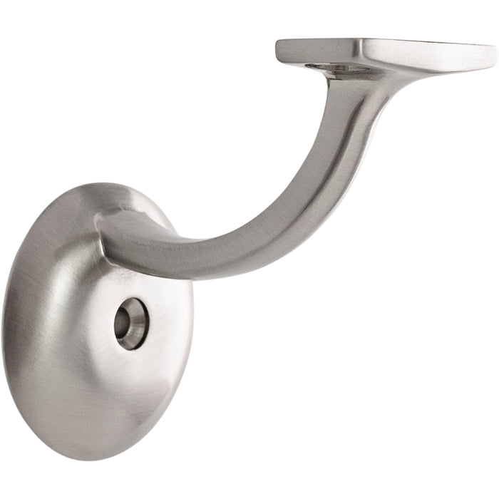 Hickory Hardware HH57738-SN Hand Rail Brackets Collection Handrail Bracket 3 Inch (76mm) x 2 Inch (51mm) Satin Nickel Finish