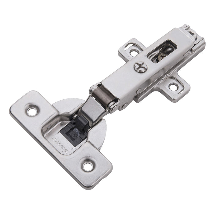 Hickory Hardware HH74720-14 Hinge Concealed Full Overlay Frameless Soft Close Clip On Polished Nickel Finish (2 Pack)