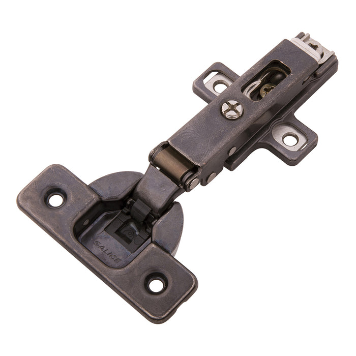 Hickory Hardware HH74723-TT Hinge Concealed Full Overlay Frameless Soft Close Clip On Titanium Finish (2 Pack)