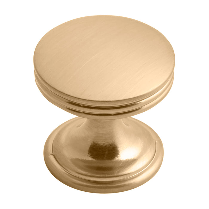 Hickory Hardware P2140-CBZ American Diner Collection Knob 1 Inch (25mm) Diameter Champagne Bronze Finish