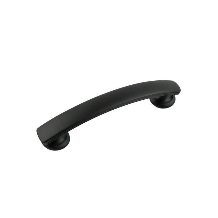 Hickory Hardware P2141-MB American Diner Collection Pull 3-3/4 Inch (96mm) Center to Center Matte Black Finish