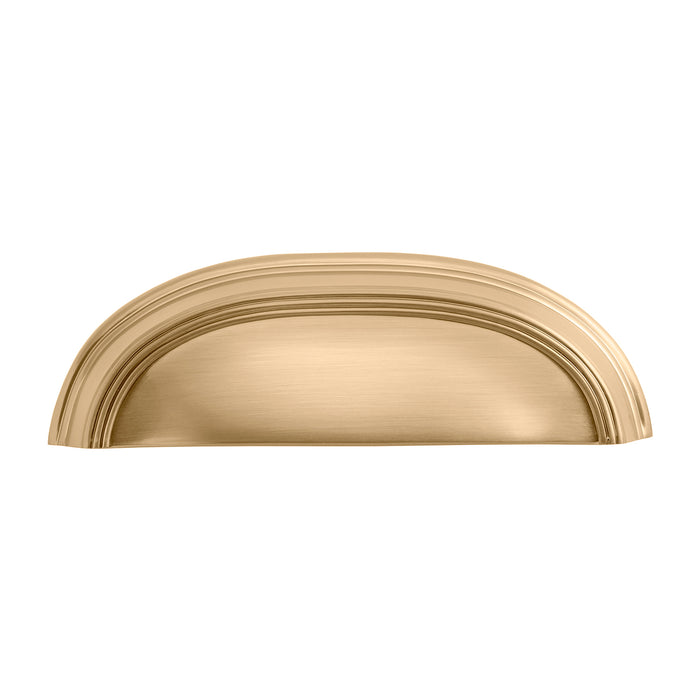 Hickory Hardware P2144-CBZ American Diner Collection Cup Pull 3 Inch (76mm) & 3-3/4 Inch (96mm) Center to Center Champagne Bronze Finish
