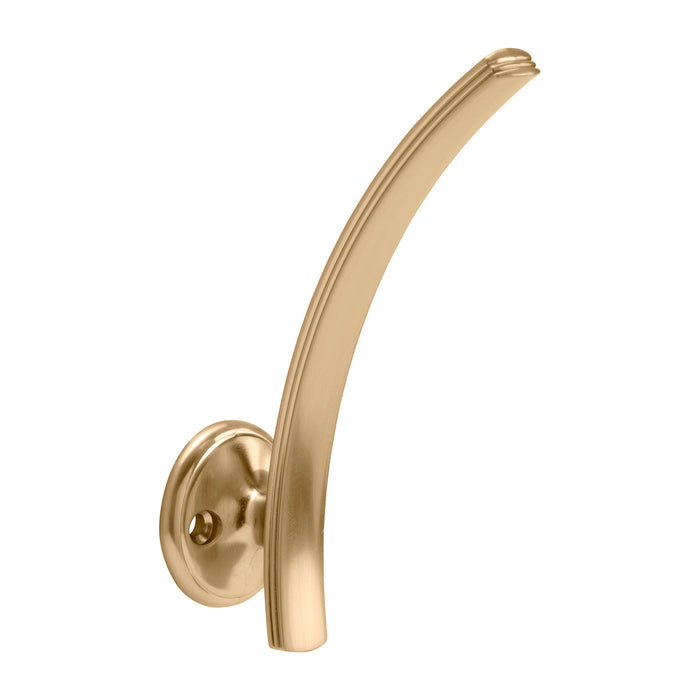 Hickory Hardware P2145-CBZ American Diner Collection Hook 7/8 Inch (22mm) Center to Center Champagne Bronze Finish