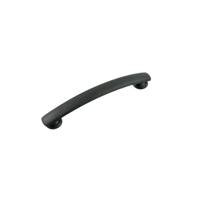 Hickory Hardware P2149-MB American Diner Collection Pull 5-1/16 Inch (128mm) Center to Center Matte Black Finish