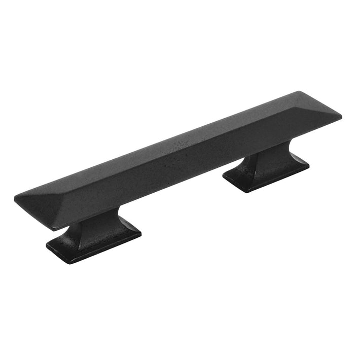 Hickory Hardware P2153-MB Bungalow Collection Pull 3 Inch (76mm) & 3-3/4 Inch (96mm) Center to Center Matte Black Finish