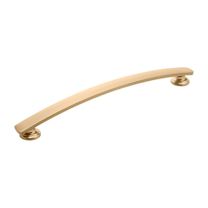 Hickory Hardware P2157-CBZ American Diner Collection Pull 7-9/16 Inch (192mm) Center to Center Champagne Bronze Finish