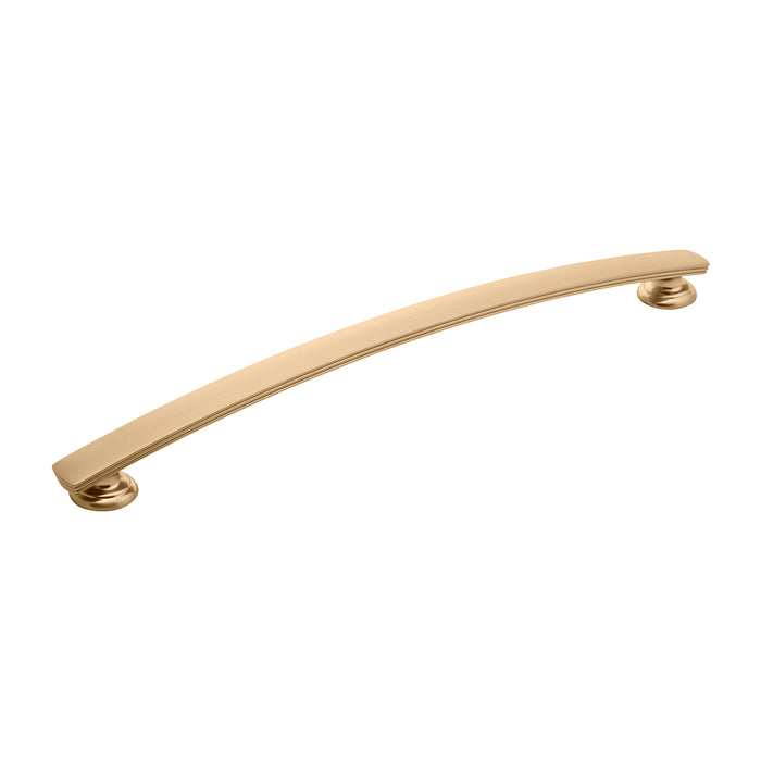Hickory Hardware P2158-CBZ American Diner Collection Pull 8-13/16 Inch (224mm) Center to Center Champagne Bronze Finish