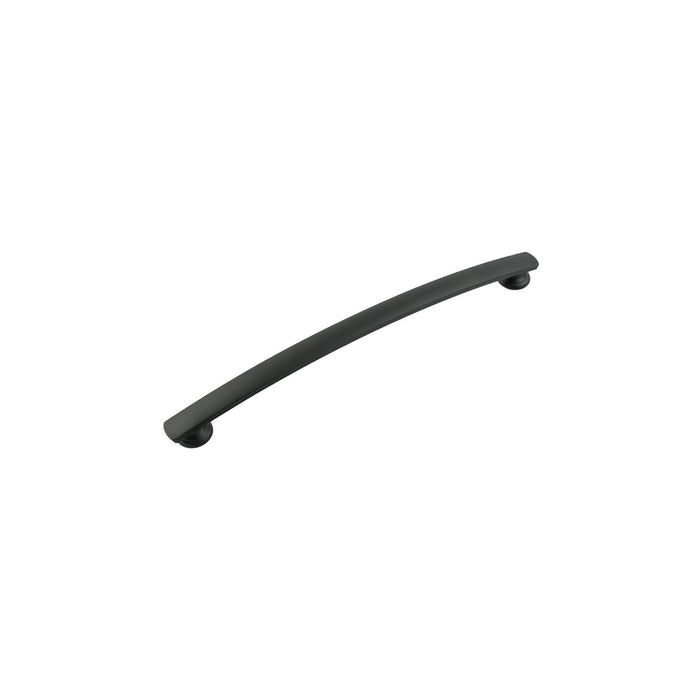Hickory Hardware P2158-MB American Diner Collection Pull 8-13/16 Inch (224mm) Center to Center Matte Black Finish