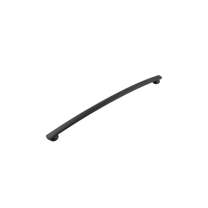 Hickory Hardware P2159-MB American Diner Collection Pull 12 Inch (305mm) Center to Center Matte Black Finish