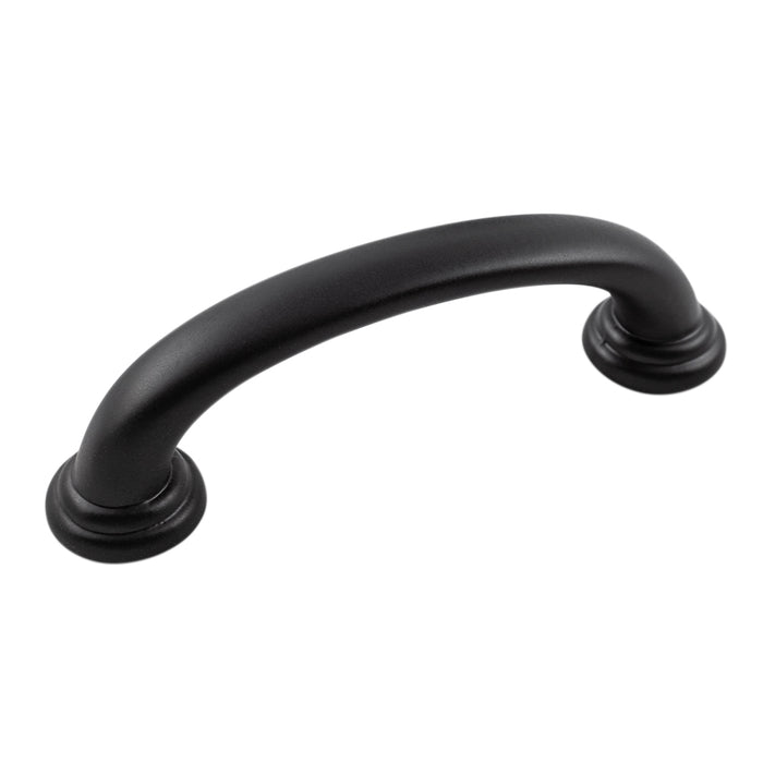 Hickory Hardware P2280-MB Zephyr Collection Pull 3 Inch (76mm) Center to Center Matte Black Finish