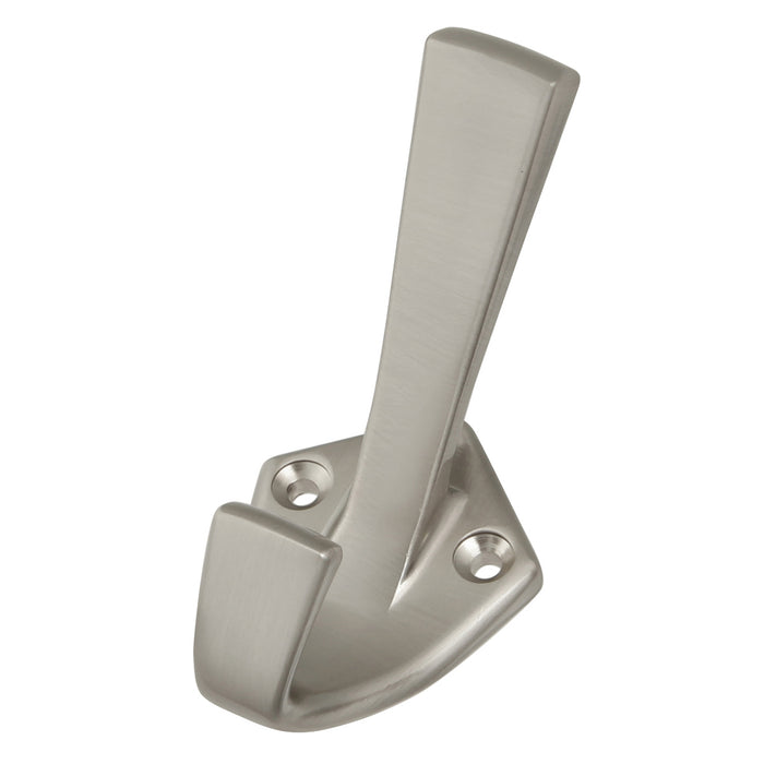 Hickory Hardware P25020-SN Hooks Collection Single Hook 1 Inch (25mm) Center to Center Satin Nickel Finish