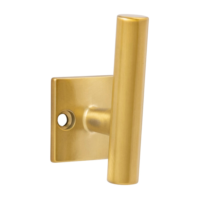Hickory Hardware P25021-BGB Bar Pulls Collection Signature Hook 7/8 Inch (22mm) Center to Center Brushed Golden Brass Finish
