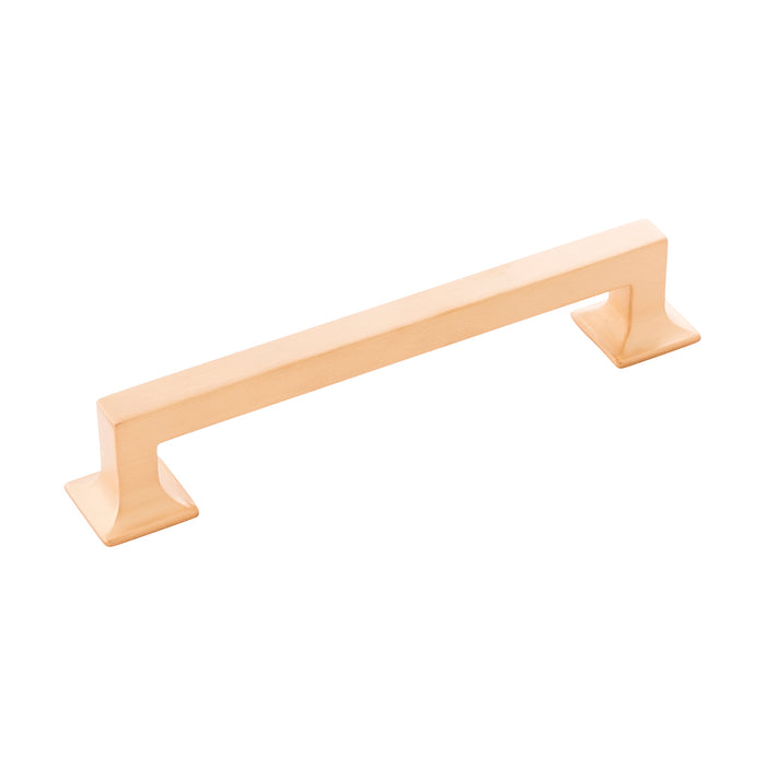 Hickory Hardware P3018-BGB Studio Collection Pull 6-5/16 Inch (160mm) Center to Center Brushed Golden Brass Finish