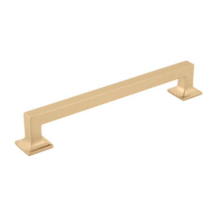 Hickory Hardware P3019-CBZ Studio Collection Pull 7-9/16 Inch (192mm) Center to Center Champagne Bronze Finish