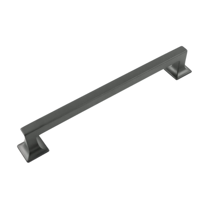 Hickory Hardware P3026-MB Studio Collection Pull 8-13/16 Inch (224mm) Center to Center Matte Black Finish
