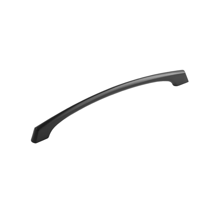 Hickory Hardware P3041-MB Greenwich Collection Pull 8-13/16 Inch (224mm) Center to Center Matte Black Finish