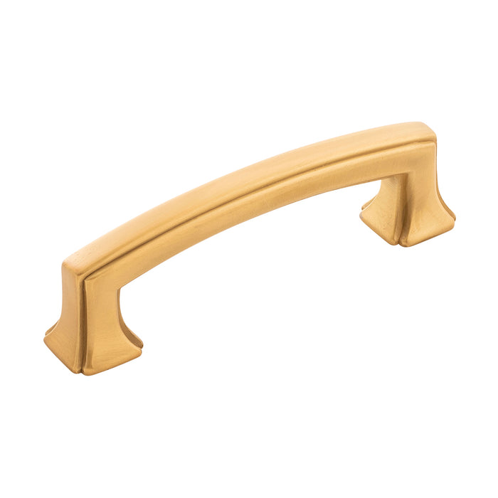 Hickory Hardware P3231-BGB Bridges Collection Pull 3 Inch (76mm) Center to Center Brushed Golden Brass Finish