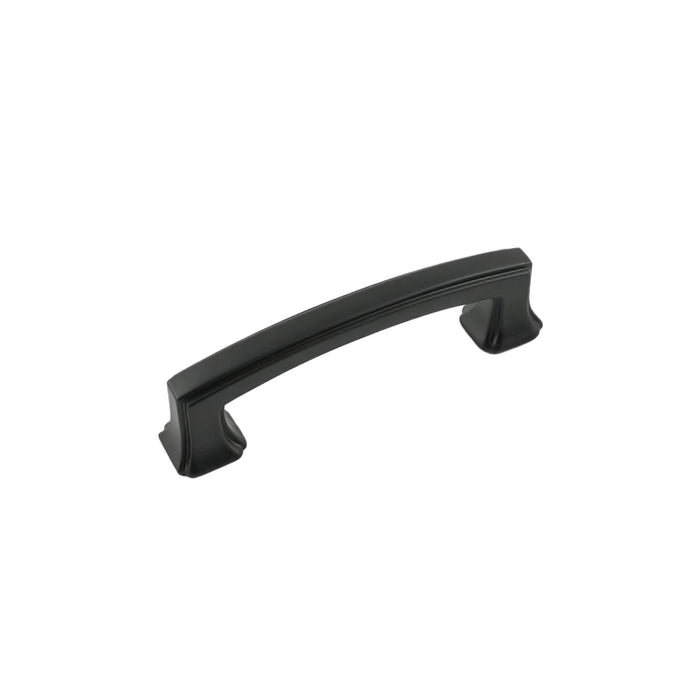Hickory Hardware P3231-MB Bridges Collection Pull 3 Inch (76mm) Center to Center Matte Black Finish