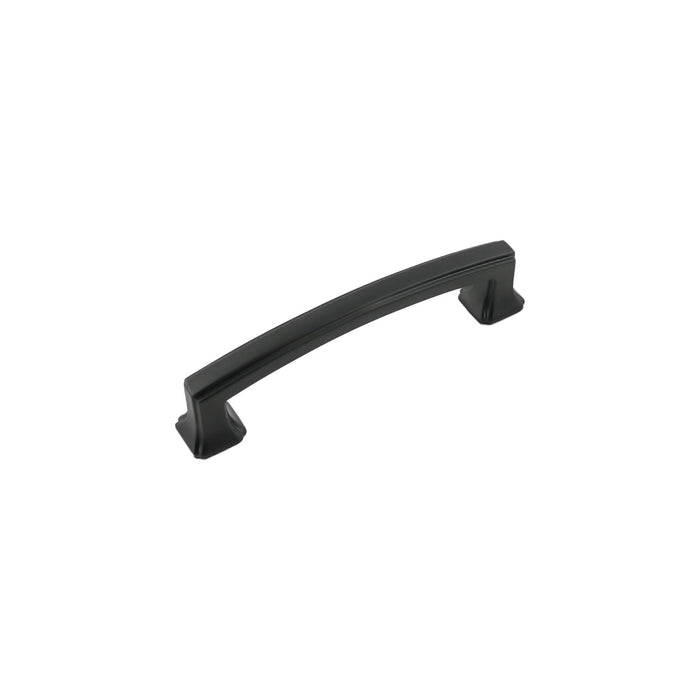 Hickory Hardware P3232-MB Bridges Collection Pull 3-3/4 Inch (96mm) Center to Center Matte Black Finish