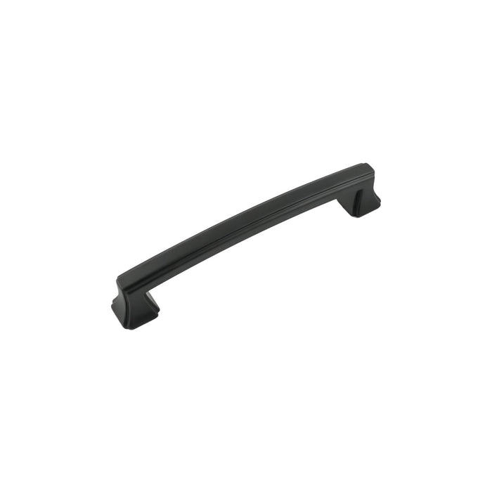 Hickory Hardware P3233-MB Bridges Collection Pull 5-1/16 Inch (128mm) Center to Center Matte Black Finish