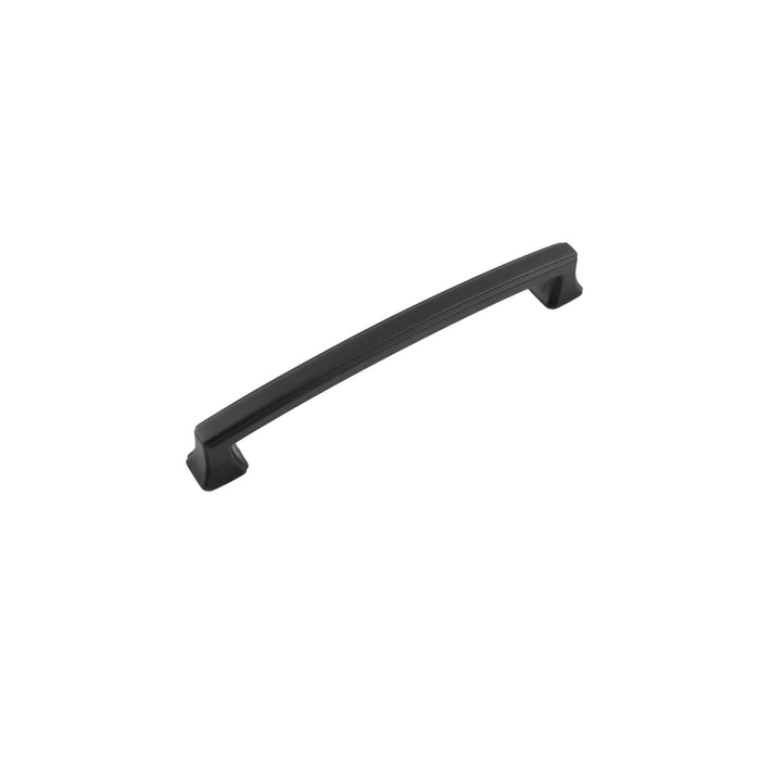 Hickory Hardware P3235-MB Bridges Collection Pull 6-5/16 Inch (160mm) Center to Center Matte Black Finish