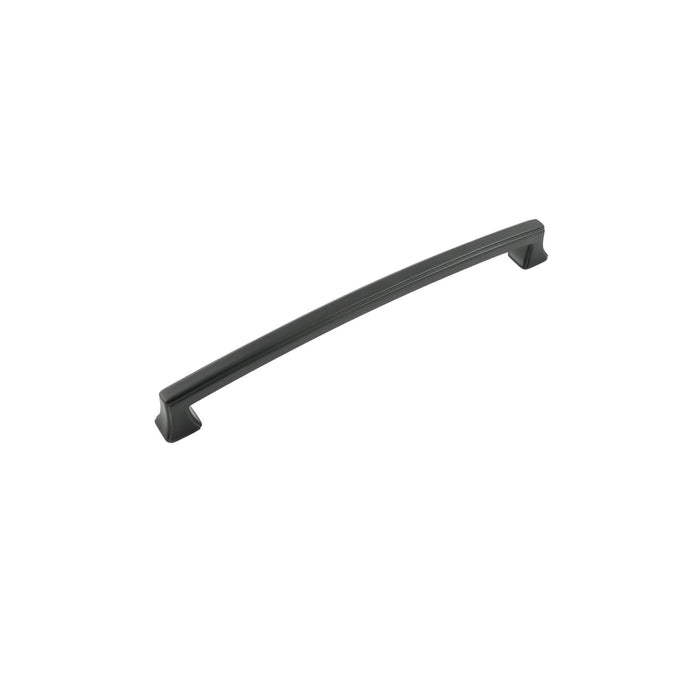 Hickory Hardware P3237-MB Bridges Collection Pull 8-13/16 Inch (224mm) Center to Center Matte Black Finish