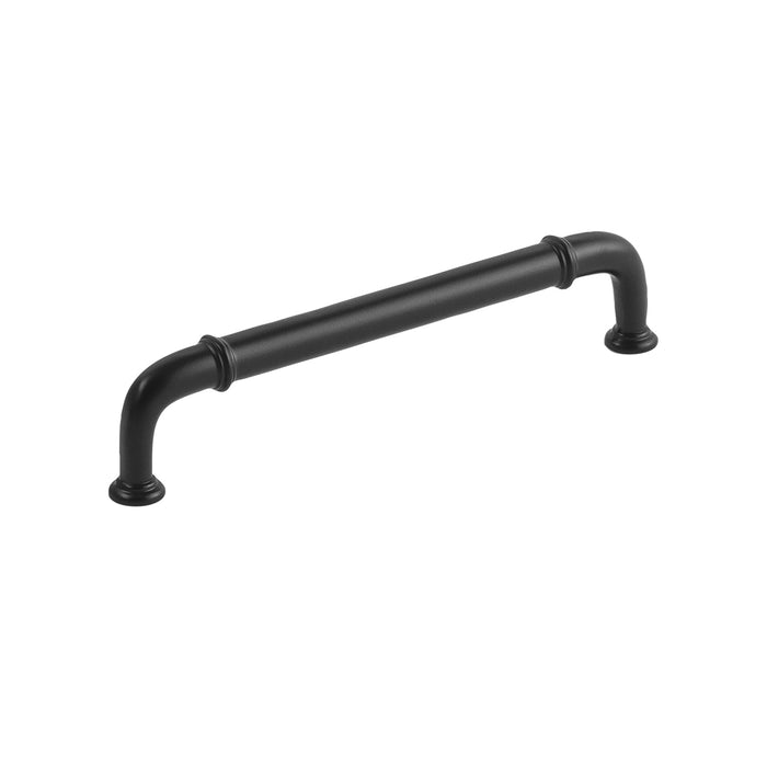 Hickory Hardware P3380-MB Cottage Collection Pull 5-1/16 Inch (128mm) Center to Center Matte Black Finish