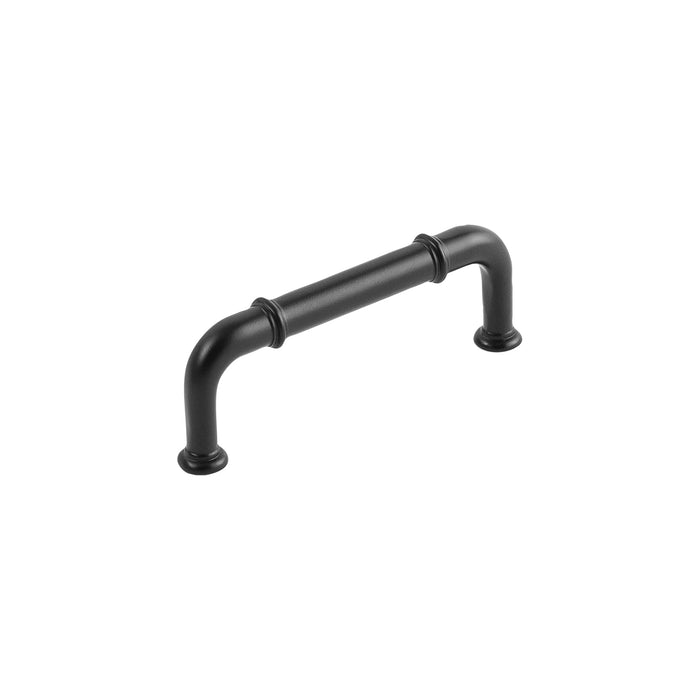 Hickory Hardware P3382-MB Cottage Collection Pull 3 Inch (76mm) Center to Center Matte Black Finish