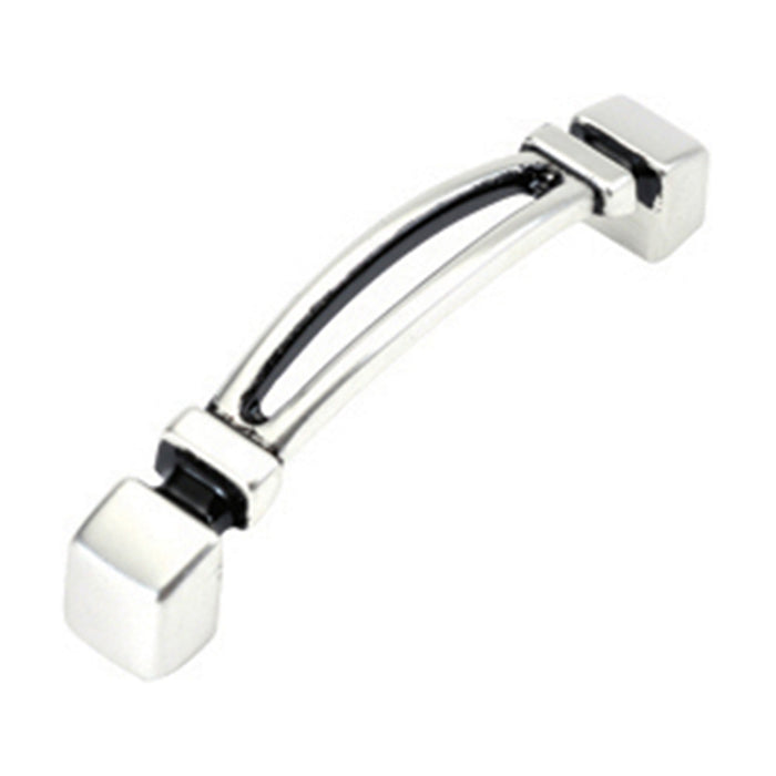 Hickory Hardware P3571-SAS Burke Collection Pull 3 Inch (76mm) Center to Center Satin Antique Silver Finish