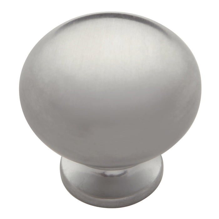 Hickory Hardware P6091-26D Value Knobs Collection Knob 1-1/4 Inch (32mm) Diameter Satin Chrome Finish