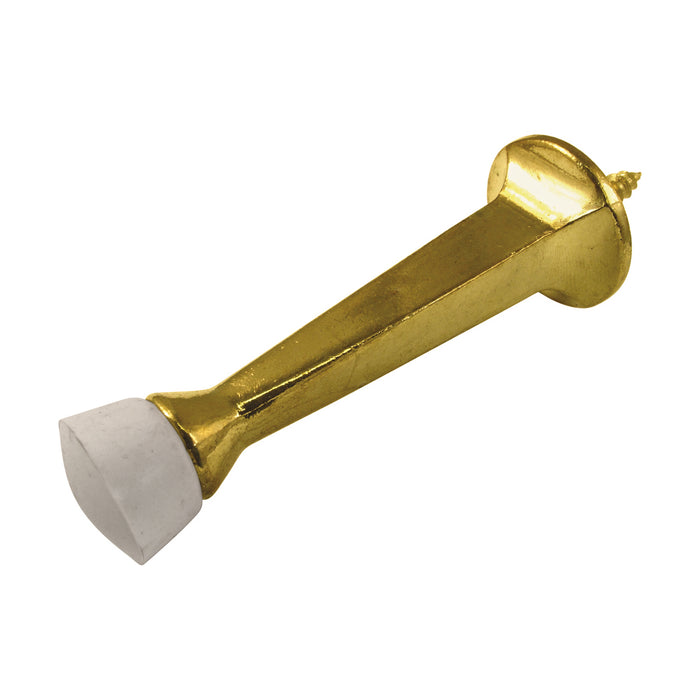 Hickory Hardware PBH0252-PB Door Stops Collection Rigid Door Stop 2-7/8 Inch (73mm) Polished Brass Finish