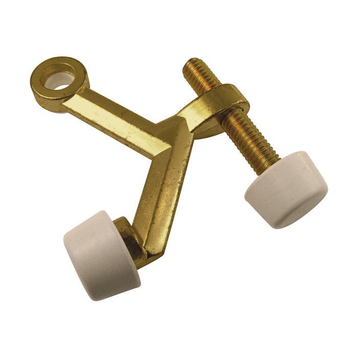 Hickory Hardware PBH3013-PB Door Stops Collection Hinge Pin Door Stop Brass 1-7/8 Inch (48mm) x 5/8 Inch (16mm) Polished Brass Finish