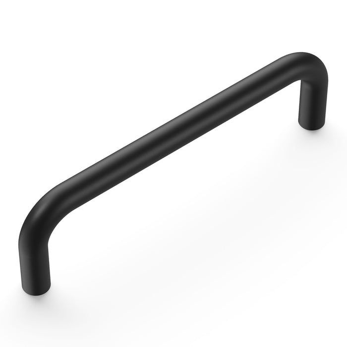 Hickory Hardware PW596-MB Wire Pulls Collection Pull 3-3/4 Inch (96mm) Center to Center Matte Black Finish
