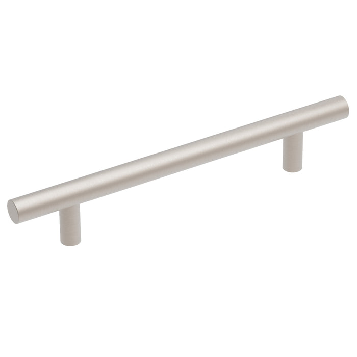 Hickory Hardware R077745SNX Round Bar Pull Collection Bar Pull 5-1/16 Inch (128mm) Center to Center Satin Nickel Finish