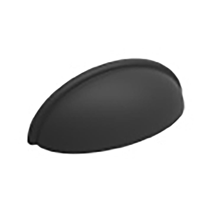 Hickory Hardware R077748MBX-10G Collins Collection Cup Pull 3 Inch (76mm) Center to Center Matte Black Finish (10 Pack)