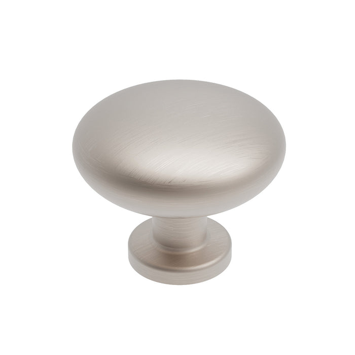 Hickory Hardware R077753SNX-10G True Collection Knob 1-1/8 Inch (29mm) Diameter Satin Nickel Finish (10 Pack)