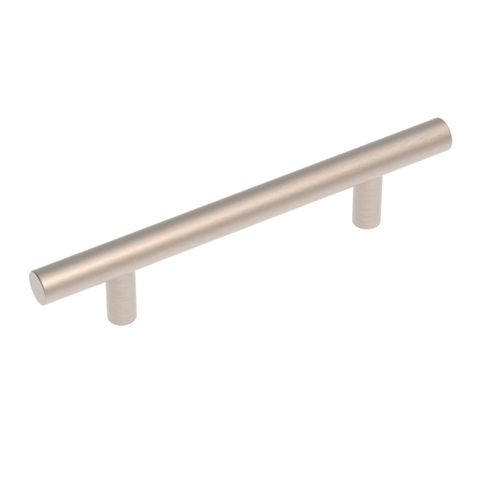 Hickory Hardware R078428SNX Round Bar Pull Collection Bar Pull 3-3/4 Inch (96mm) Center to Center Satin Nickel Finish