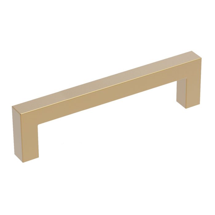 Hickory Hardware R078429BBX Pier Collection Pull 3-3/4 Inch (96mm) Center to Center Brushed Brass Finish