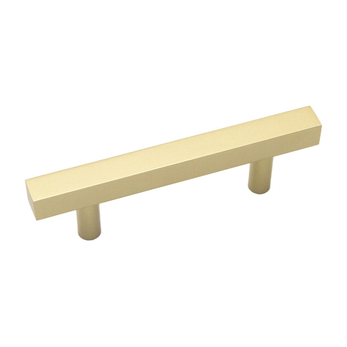 Hickory Hardware R080313BBX-10G Quad Collection Bar Pull 3 Inch (76mm) Center to Center Brushed Golden Brass Finish (10 Pack)