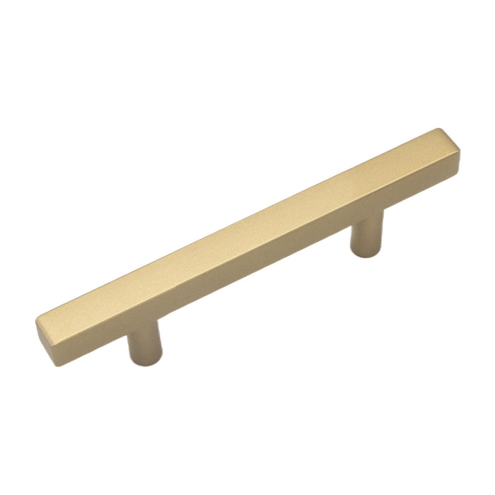Hickory Hardware R080314BBX Quad Collection Bar Pull 3-3/4 Inch (96mm) Center to Center Brushed Golden Brass Finish